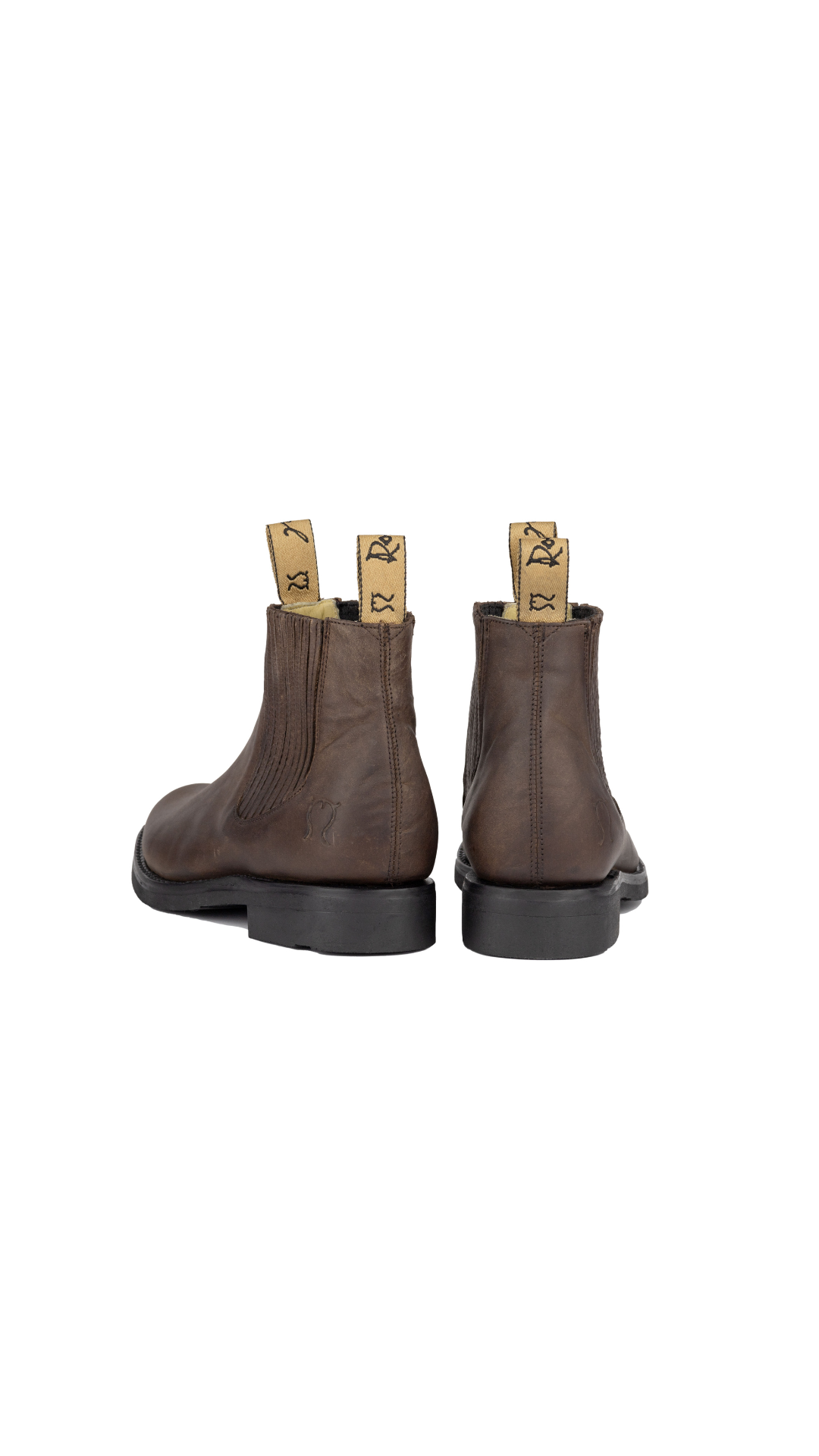 Botin charro color Chocolate suela hule vulcanizado Mod. Ocampo