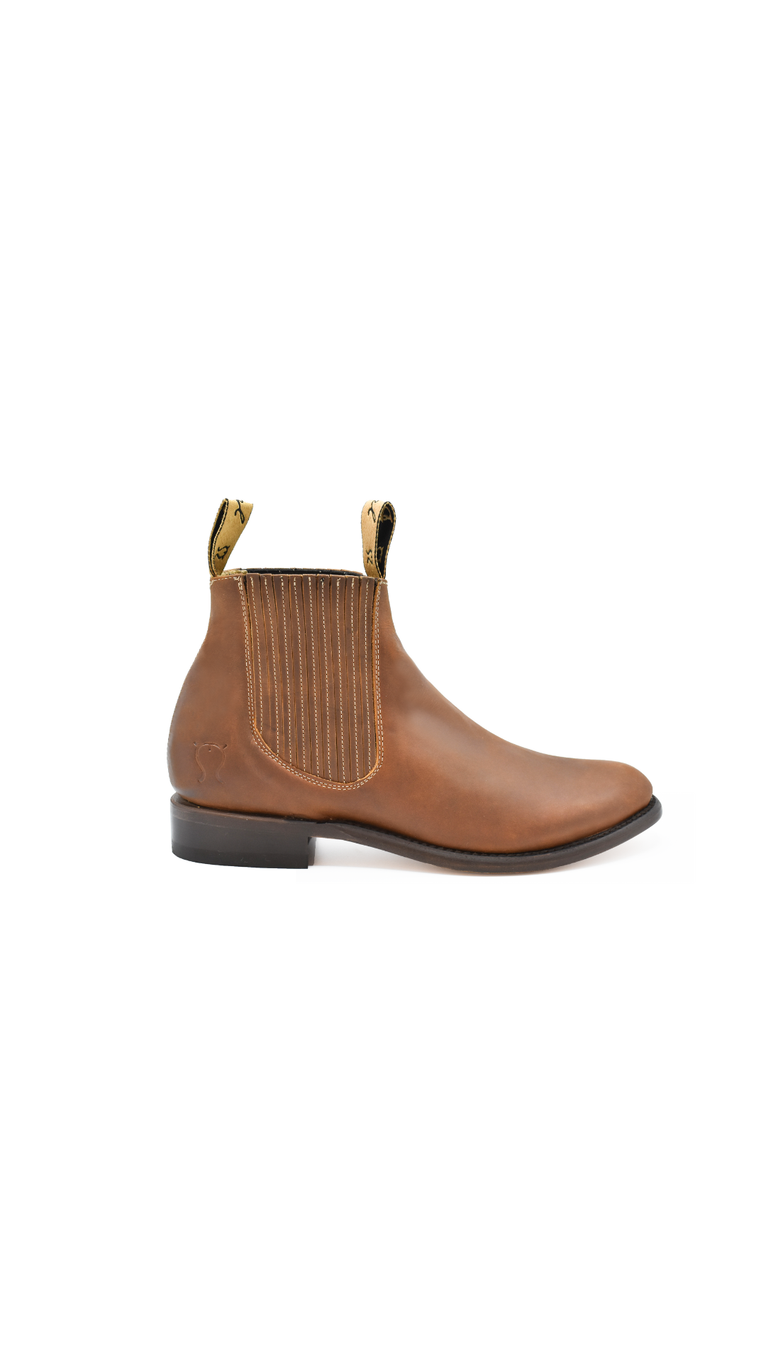 Botín Charro piel crazy (H) Mod. Monclova Tan