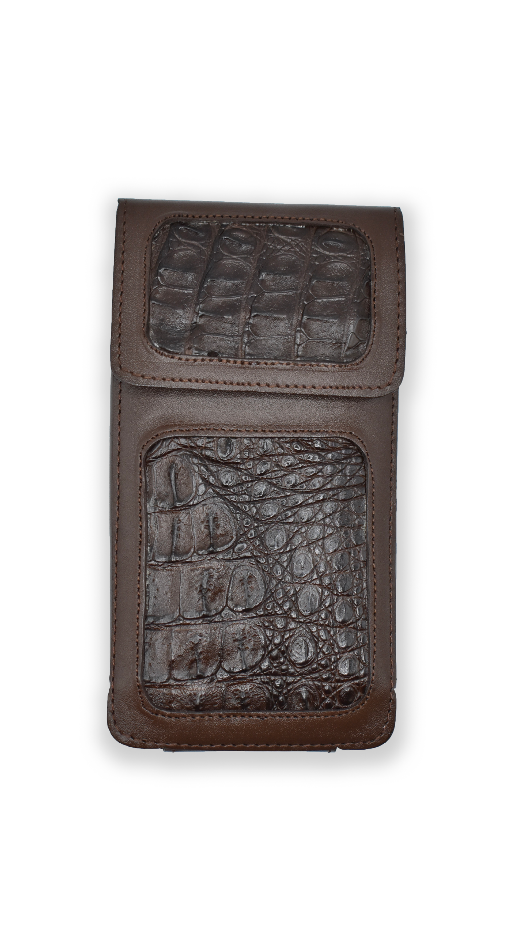 Funda para telefono celular en Piel de Croco Genuina
