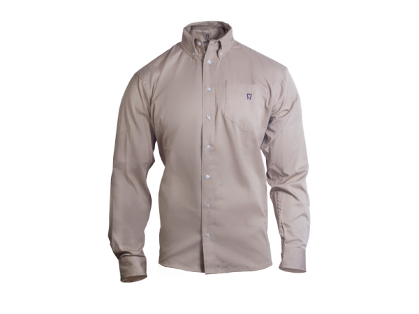 CAMISA CAFE MANGA LARGA