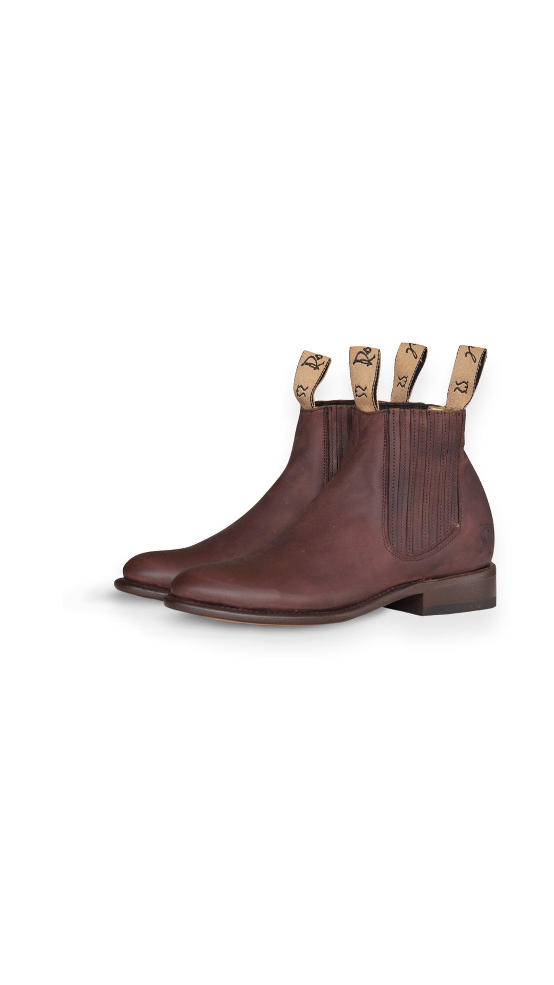 Botín Charro piel crazy (H) Mod. Monclova Chocolate
