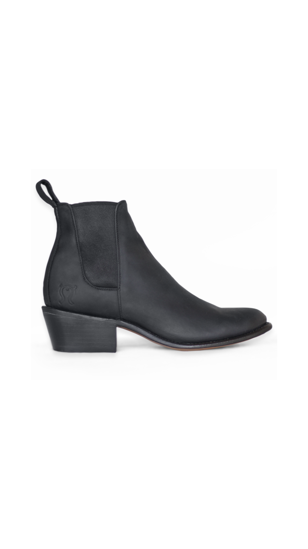 Botín tacón bajo mujer Mod. Cherán Negro