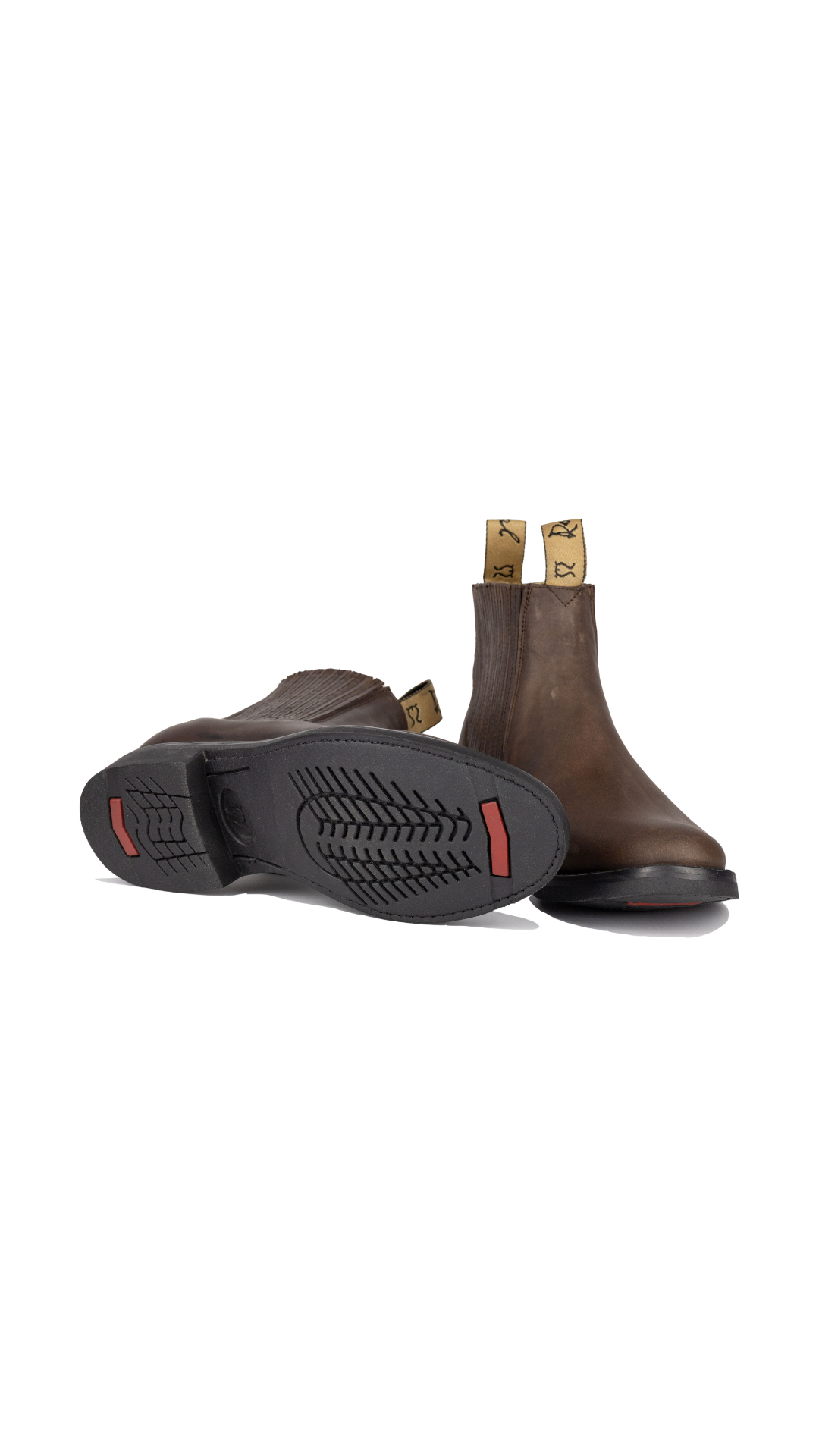 Botin charro color Chocolate suela hule vulcanizado Mod. Ocampo