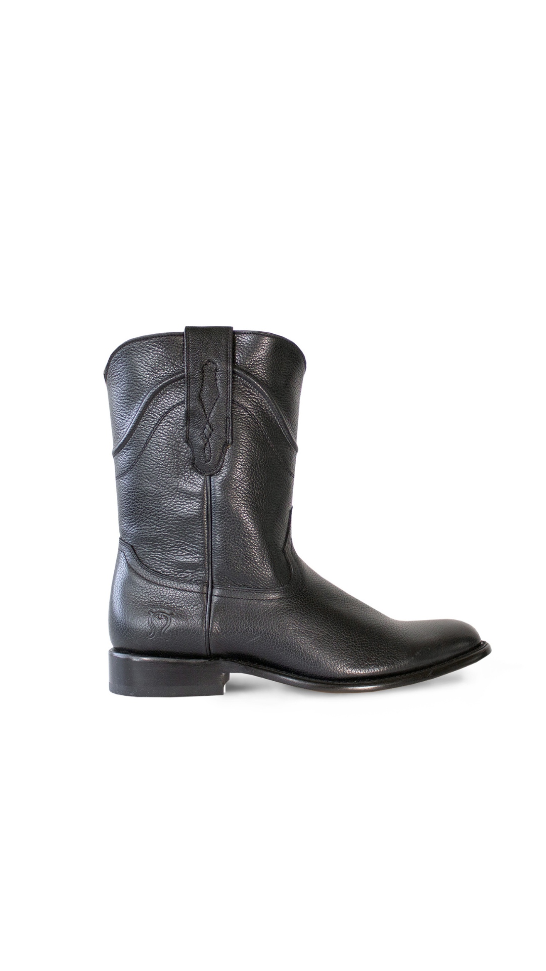 Bota Roper Vaquera Piel Negro de hombre Mod. Tacana