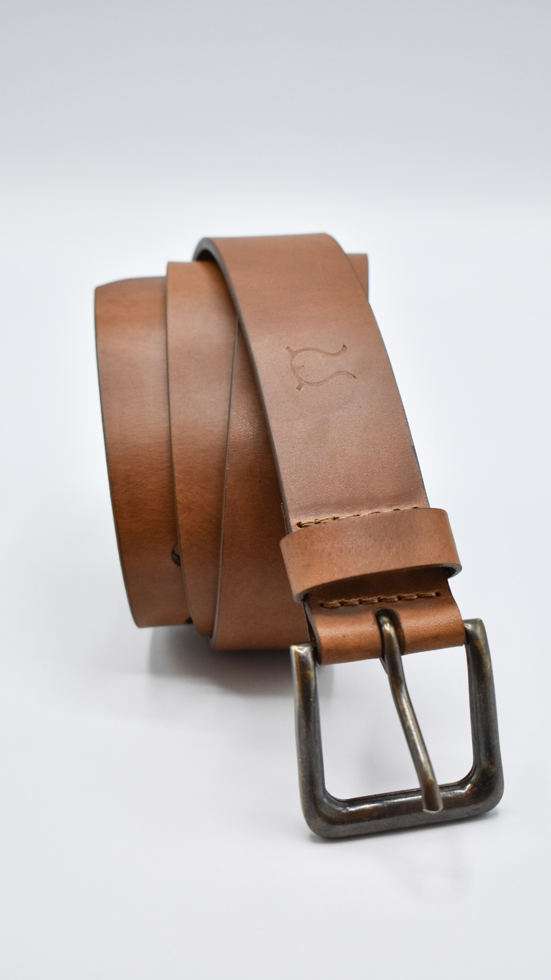Cinturon en piel sillero / Estilo Alazán