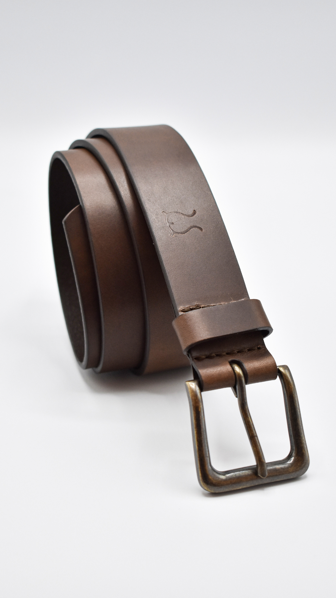 Cinturon en piel sillero / Estilo Zaino